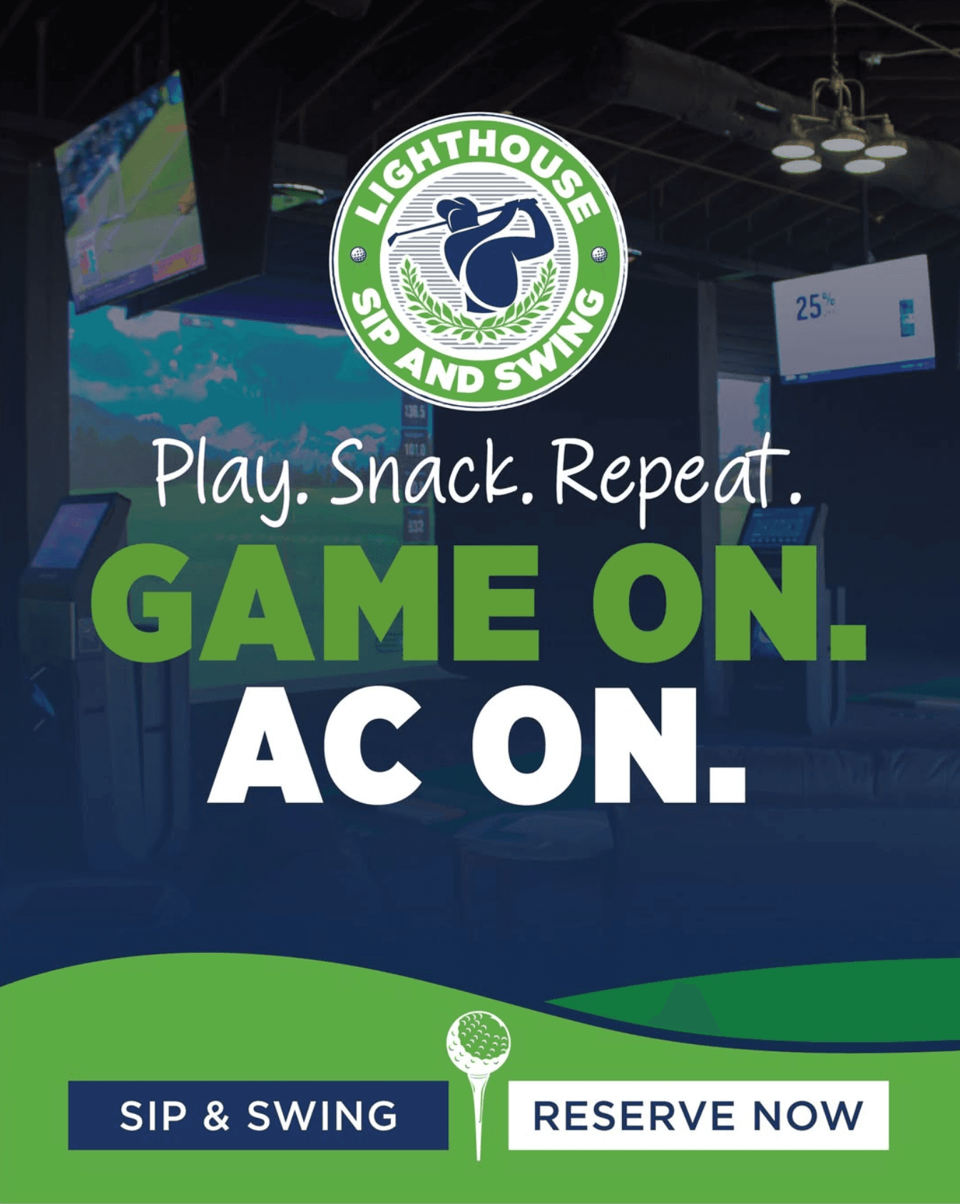 Lighthouse Sip & Swing - Golf Simulators - Image 9