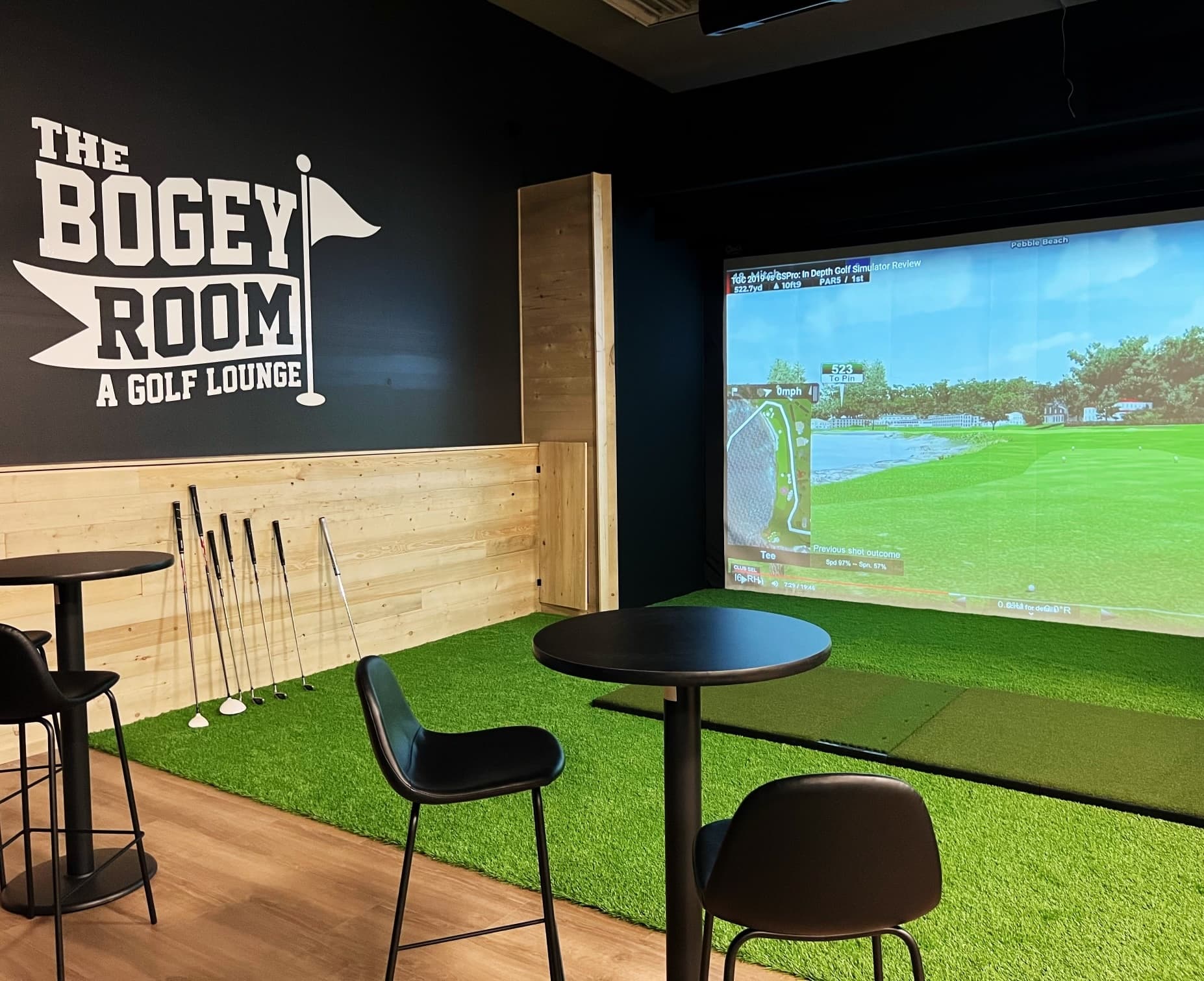 The Bogey Room | Private Golf Simulator Lounge - Image 1