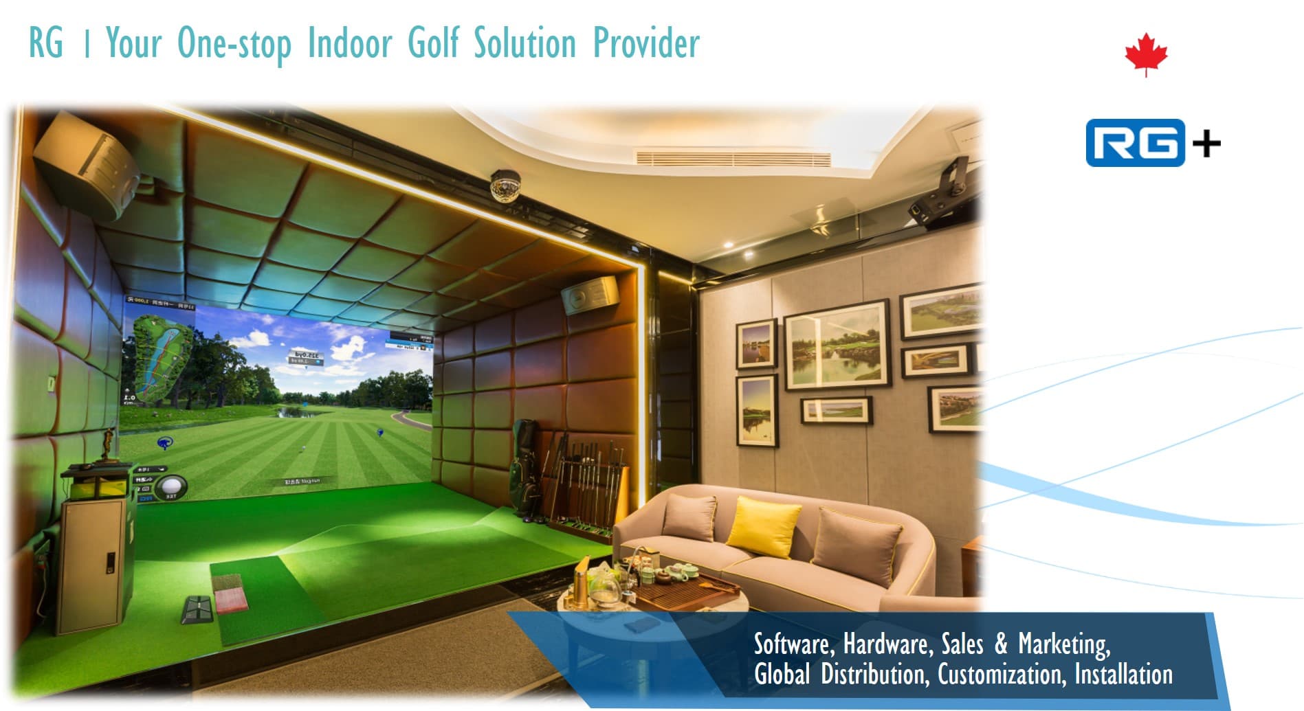 RG Golf Simulator Showroom 如歌高尔夫模拟器北美 - Image 8