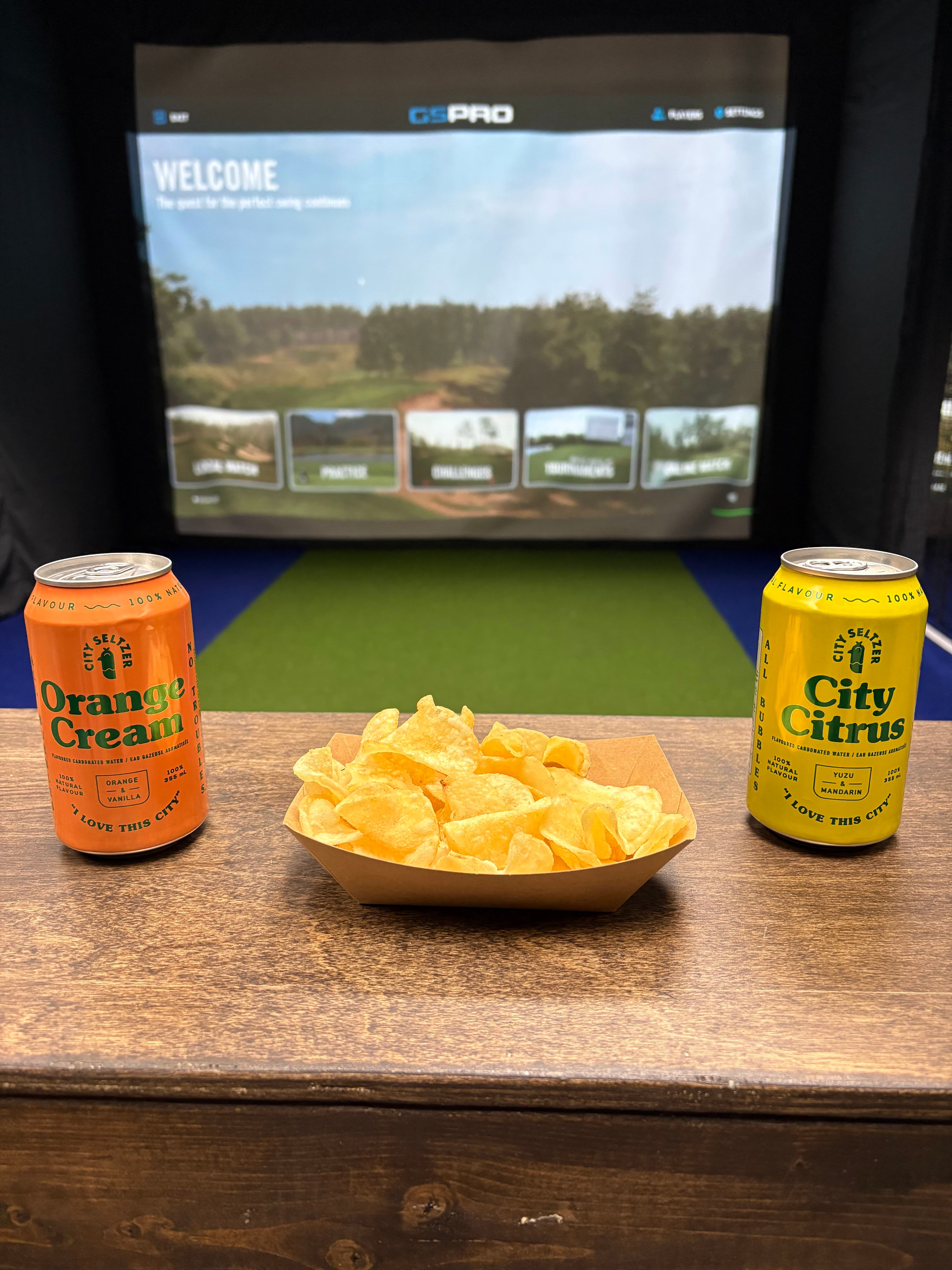 My Happy Place Golf Simulator located at OCR Academy