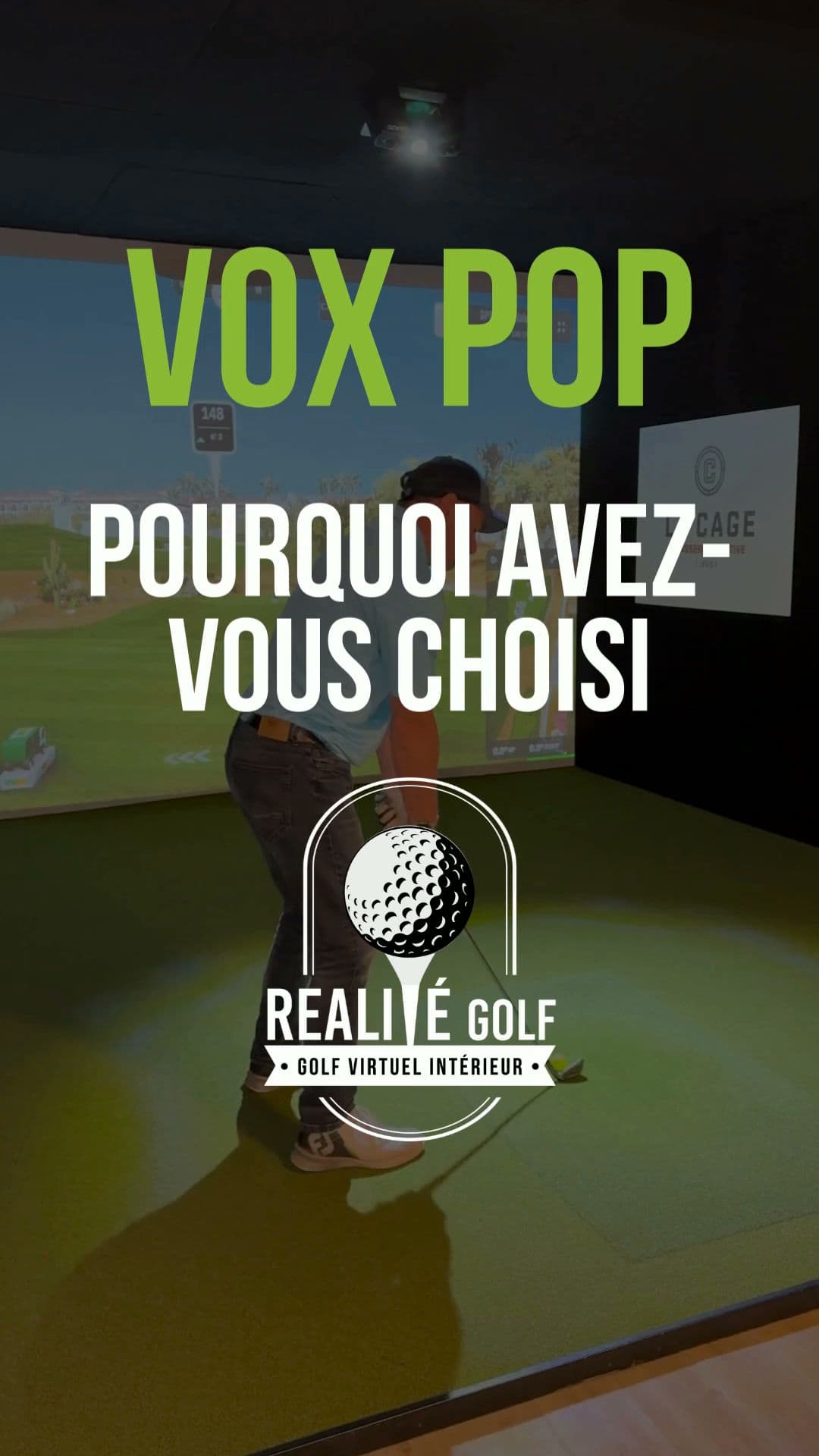 Réalité Golf | Golf Virtuel Intérieur