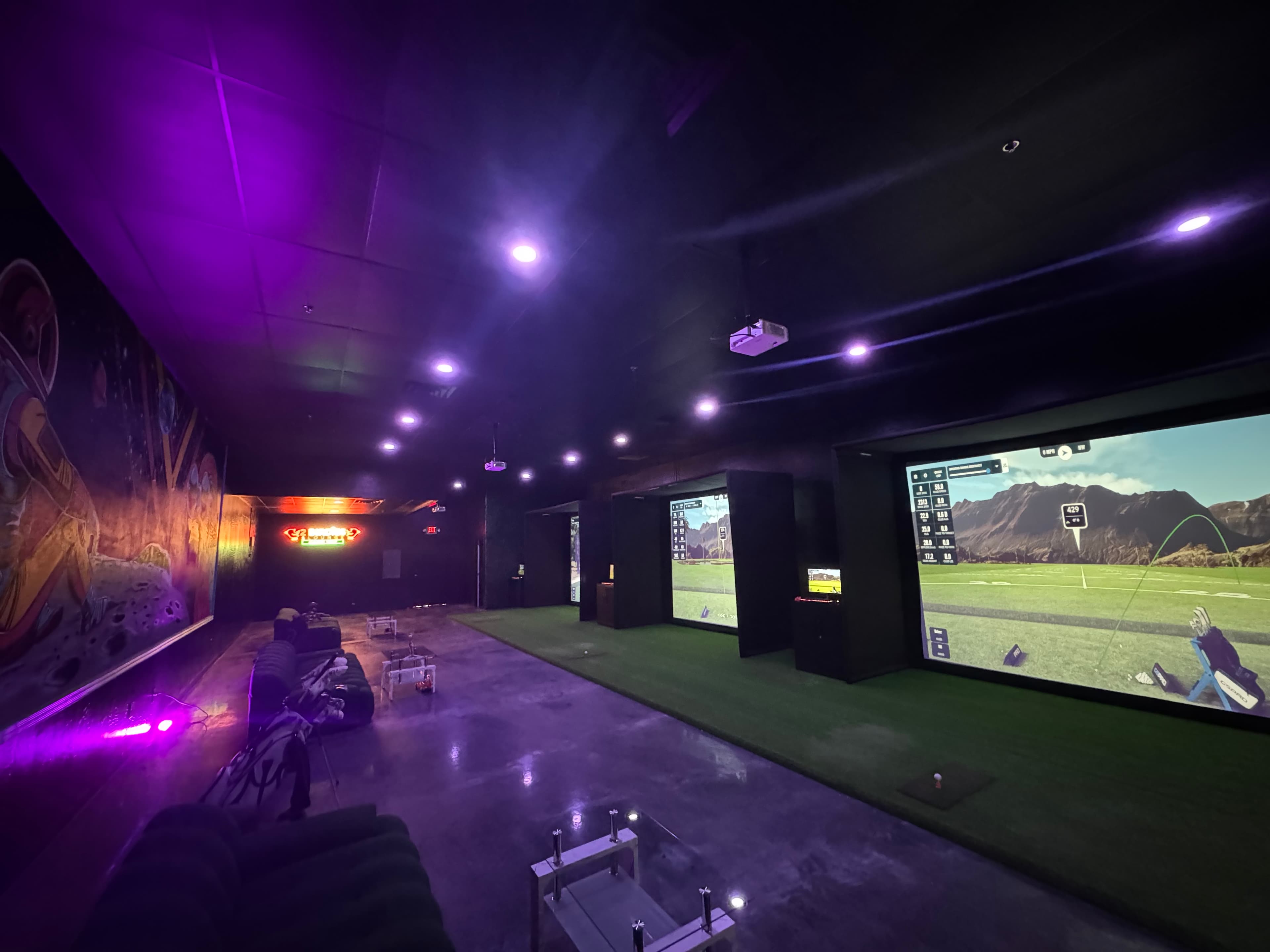 2 Birdies 1 Lounge Indoor Golf - Image 1