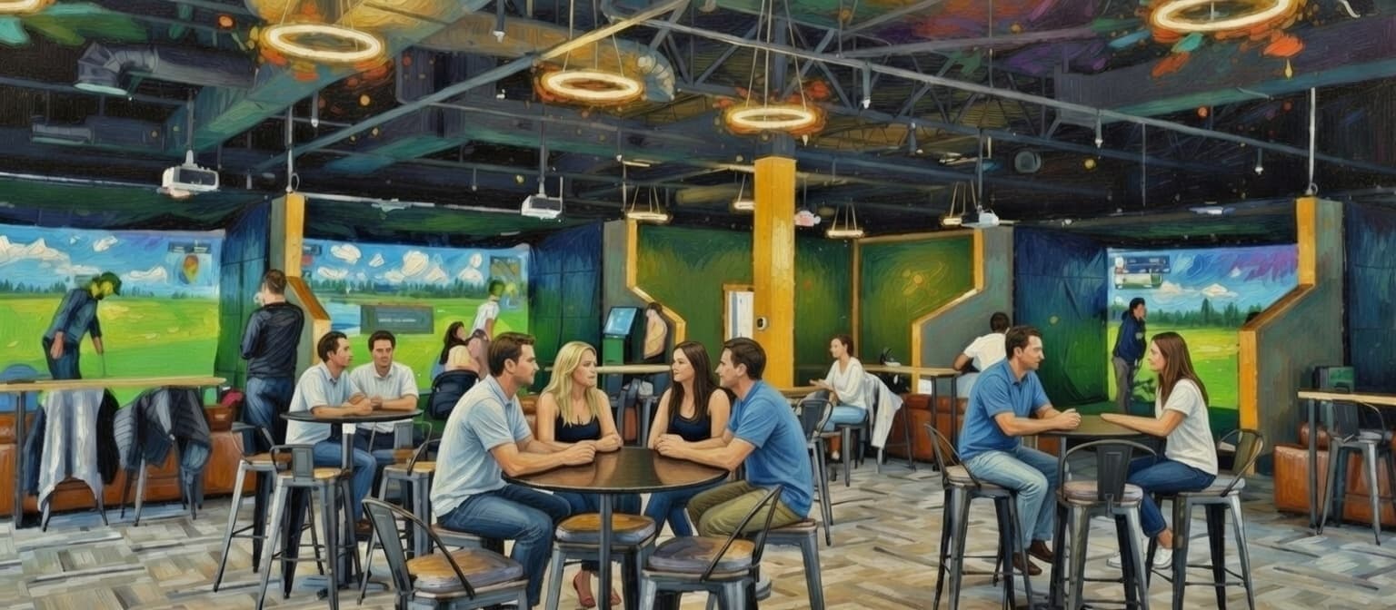 Pin Seeker Indoor Golf Glass City