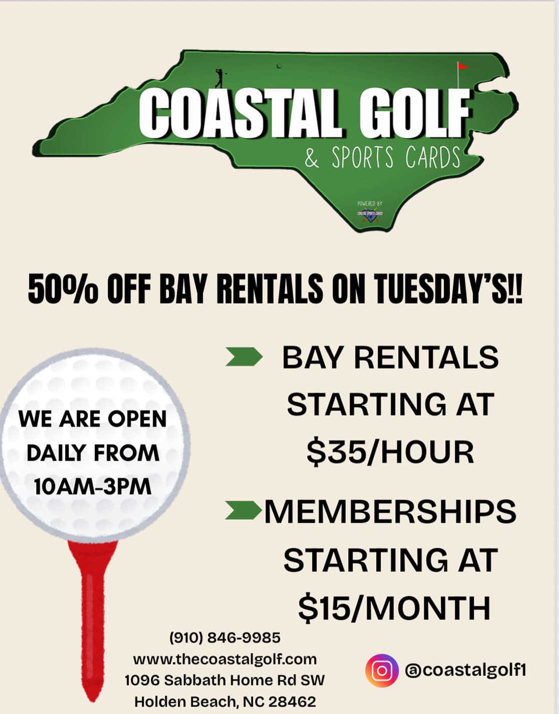 COASTAL GOLF AND SPORTS CARDS - Image 3